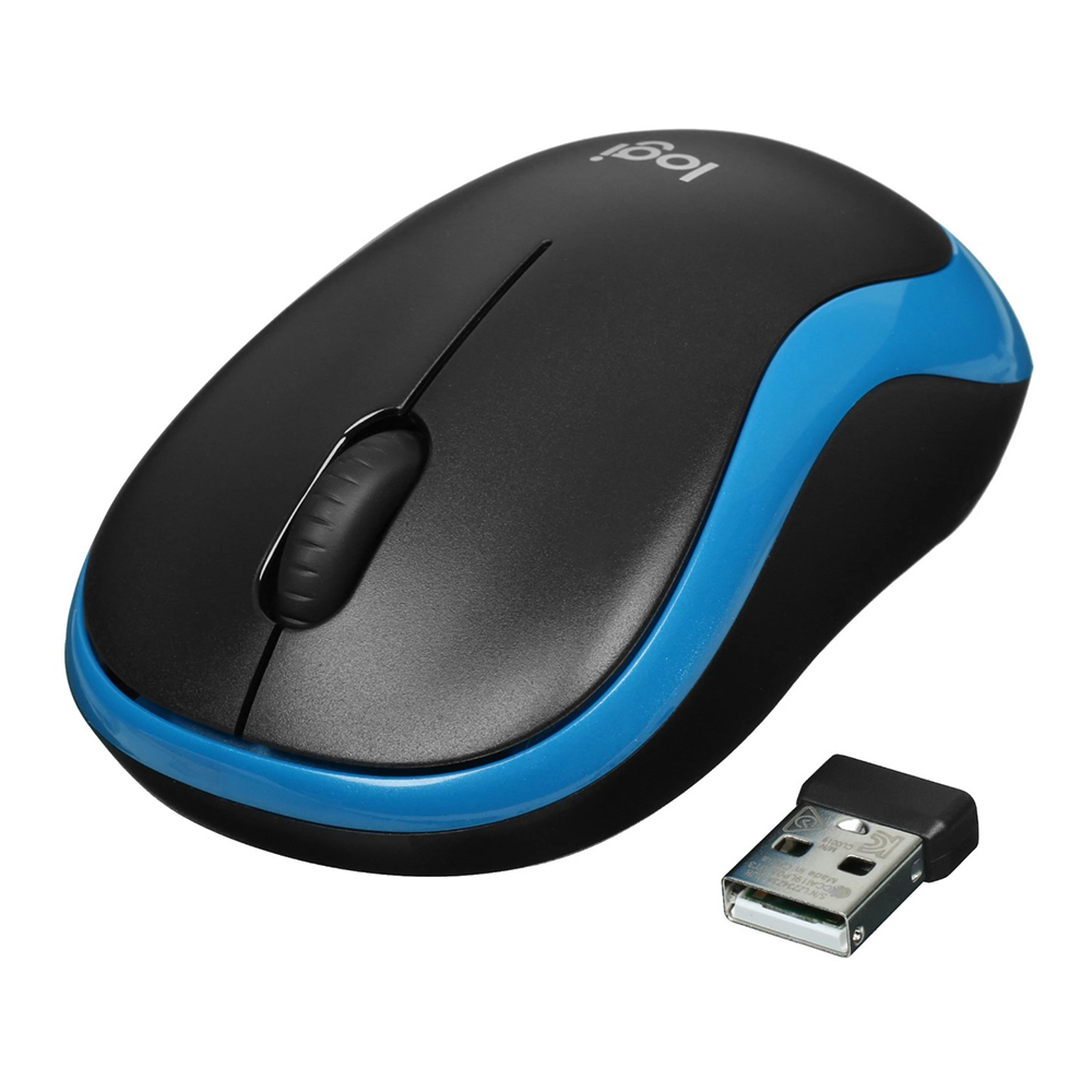 Беспроводная мышь Logitech M185 Blue Wireless Черный / / Черный photo 6